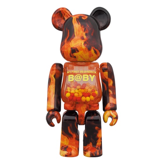 MY FIRST BE@RBRICK 100％ & 400％ Original* Be@rbrick: My First Baby (Flame) (Set) (100% & 400