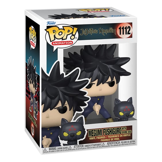 Фигурка Funko POP!: Animation: Jujutsu Kaisen: Megumi Fushiguro w/ Divine Dog, (61360) 3