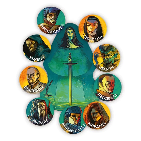Настольная игра Geekach: Авалон (Нова версія), (621001) 4