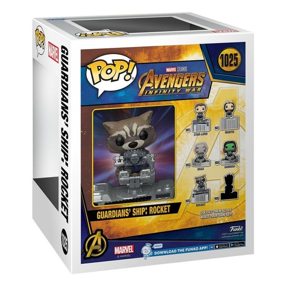 Фігурка Funko POP!: Marvel (Studios): Avengers: Infinity War: Guardians' Ship: Rocket (Special Edition), (63211) 4