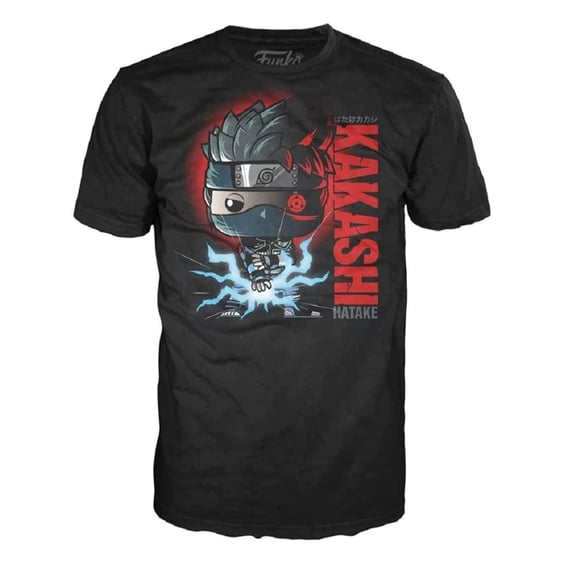 Комплект Funko POP!: Tees: Naruto: Hatake Kakashi (M) (Glows in the Dark) (Special Edition), (63364) 2
