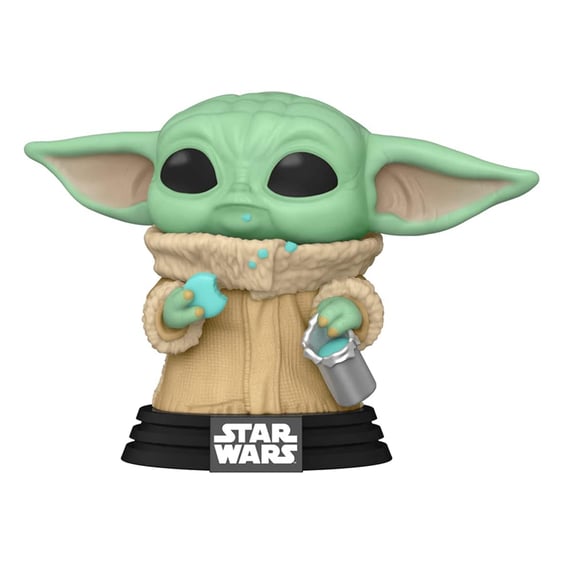 Комплект Funko POP!: Tees: Star Wars: The Mandalorian: Grogu w/ Cookie (L) (Flocked) (Special Edition), (63623) 5
