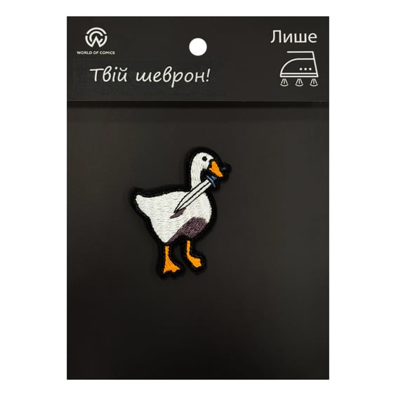 Шеврон Goose w/ Knife (Meme), (6364)