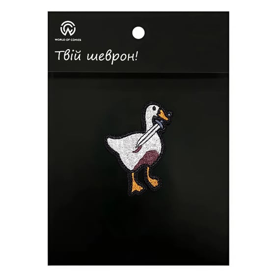 Шеврон Goose w/ Knife (Meme), (6364)