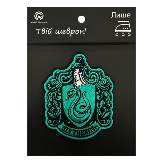 Шеврон Wizarding World: Harry Potter: Hogwarts Houses: Slytherin: Logo, (6387)
