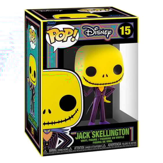 Фігурка Funko POP!: Disney: The Nightmare Before Christmas: Jack Skellington (Black Light), (63960) 3