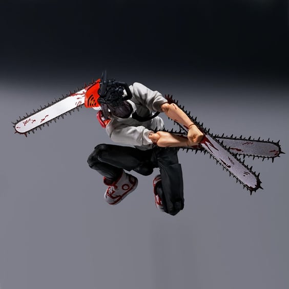 Екшн-фігурка Bandai: Tamashii Nations: S.H.Figuarts: Chainsaw Man: Chainsaw Man, (640512) 3