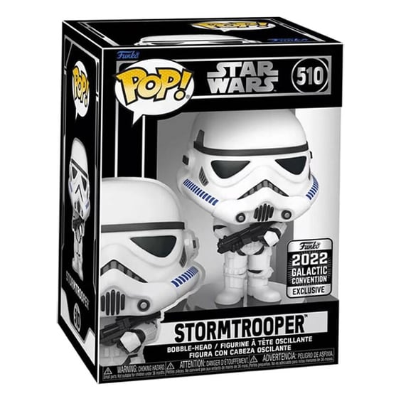 Фігурка Funko POP!: Star Wars: Stormtrooper (2022 Galactic Convention Exclusive), (64124) 3