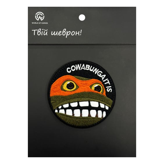 Шеврон Teenage Mutant Ninja Turtles: Raphael: «‎Cowabunga It Is», (6451)