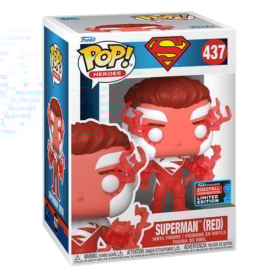 Фігурка Funko POP!: Heroes: DC: Superman (Red) (Funko Exclusive: 2022 Fall Convention Limited Edition), (65206) 3