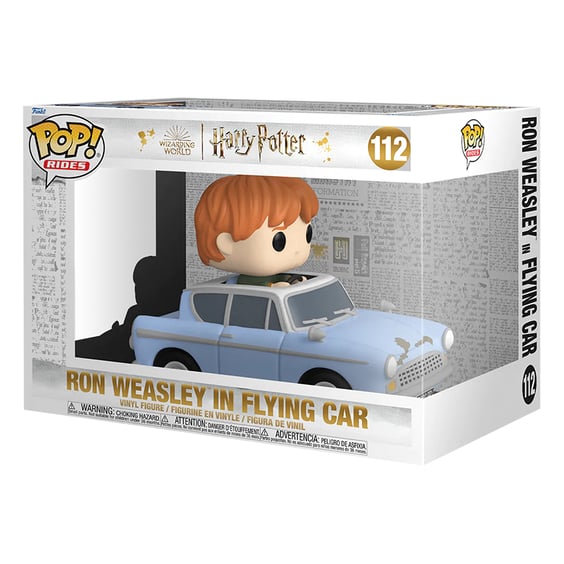 Фігурка Funko POP!: Rides: Wizarding World: Harry Potter: Ron Weasley in Flying Car, (65654) 3