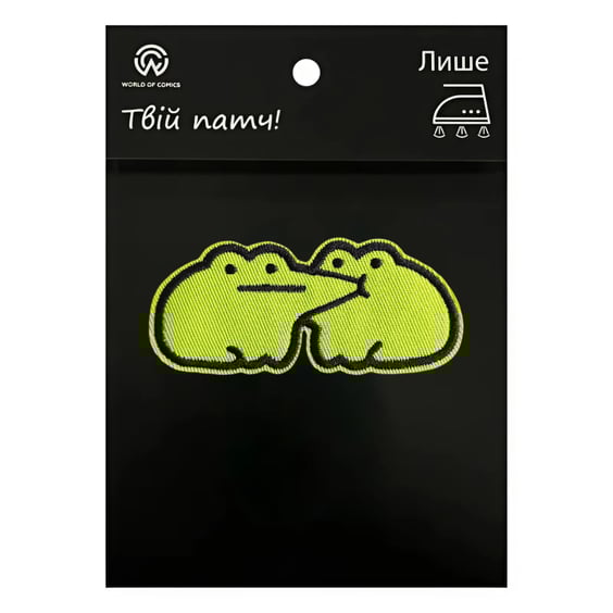 Патч Two Kissing Frogs, (6607)