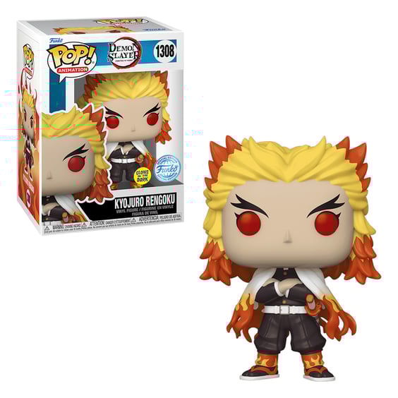 Фігурка Funko POP!: Animation: Demon Slayer: Kyojuro Rengoku (Glows in the Dark) (Special Edition), (66366)