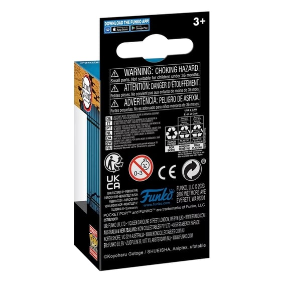 Брелок Funko Pocket POP!: Keychain: Demon Slayer: Nezuko Kamado (Special Edition), (66824) 4