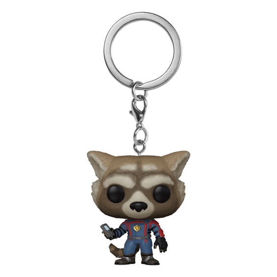Брелок Funko POP!: Keychain: Marvel (Studios): Guardians of the Galaxy: Volume 3: Rocket, (67501) 2