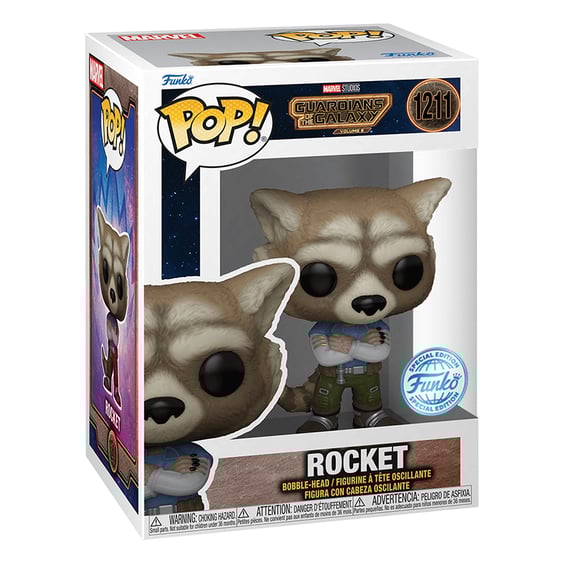 Фігурка Funko POP!: Marvel: Guardians of the Galaxy: Volume 3: Rocket (Special Edition), (67514) 3