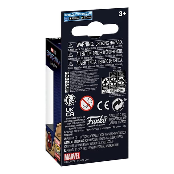 Брелок Funko POP!: Keychain: Marvel (Studios): Spider-Man: No Way Home: Spider-Man, (67599) 4