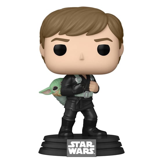 Фігурка Funko POP!: Star Wars: Book of Boba Fett: Luke Skywalker and Grogu, (68652) 2