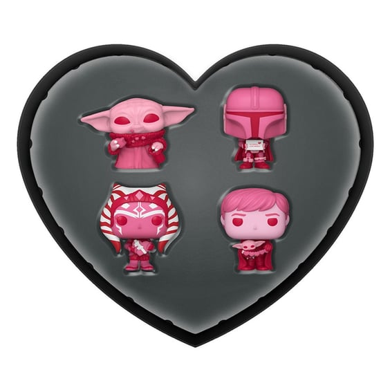 Фигурки Funko Pocket POP!: Star Wars: The Mandalorian (4-Pack Valentine Box), (69071) 3
