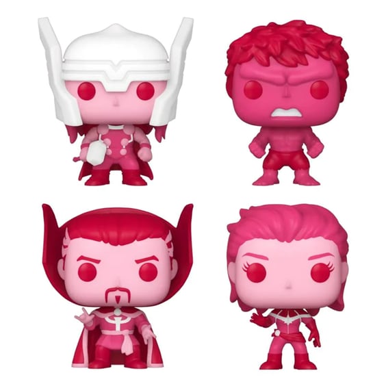Фигурки Funko Pocket POP!: Marvel (4-Pack Valentine Box), (69072) 3