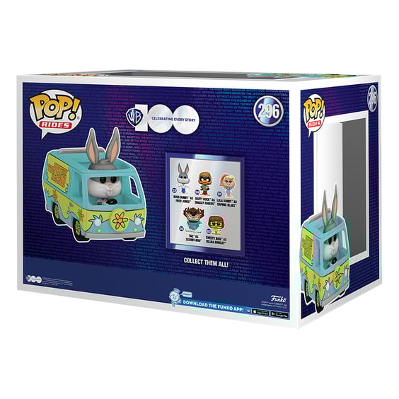 Фігурка Funko POP!: Rides: Scooby Doo! & Looney Tunes: Mystery Machine w/ Bugs Bunny (Warner Bros. 100), (69429) 3