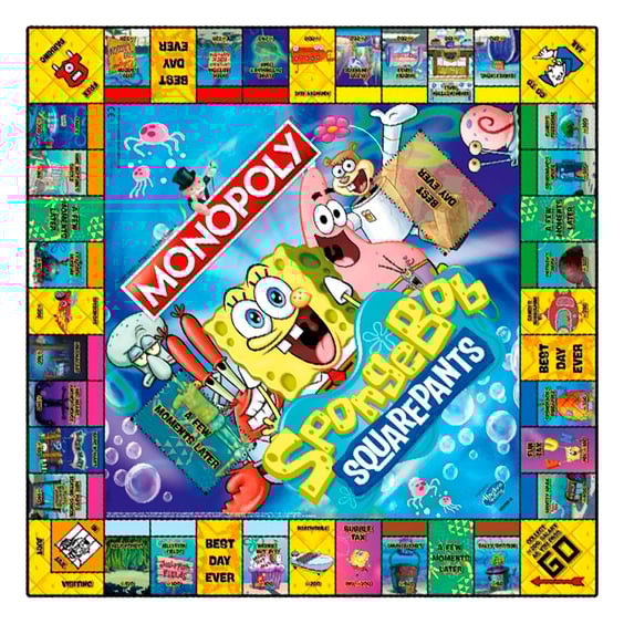 Настільна гра Winning Moves: Monopoly: Spongebob Squarepants, (704019) 4