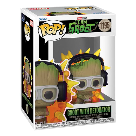 Фігурка Funko POP!: Marvel: I am Groot: Groot w/ Detonator, (70653) 3