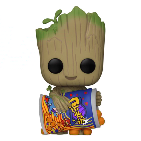 Фігурка Funko POP!: Marvel (Studios): I am Groot: Groot w/ Cheese Puffs, (70654) 2