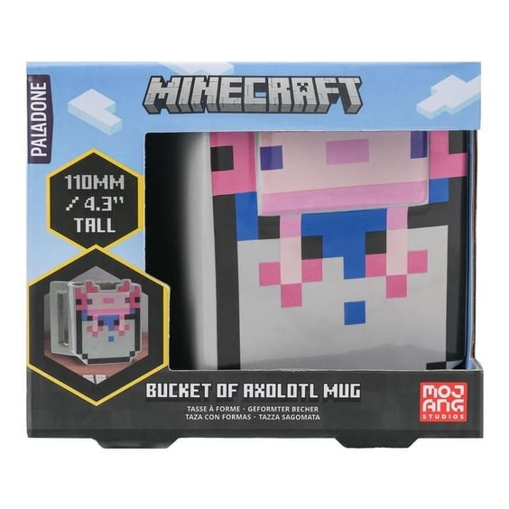 3D кружка Paladone: Minecraft: Bucket of Axolotl, (711158) 4