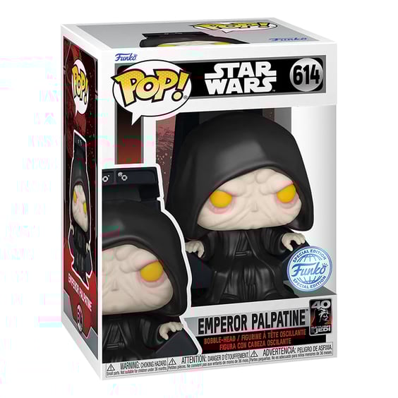 Фигурка Funko POP!: Star Wars: 40th Return of the Jedi: Emperor Palpatine (Special Edition), (71236) 3