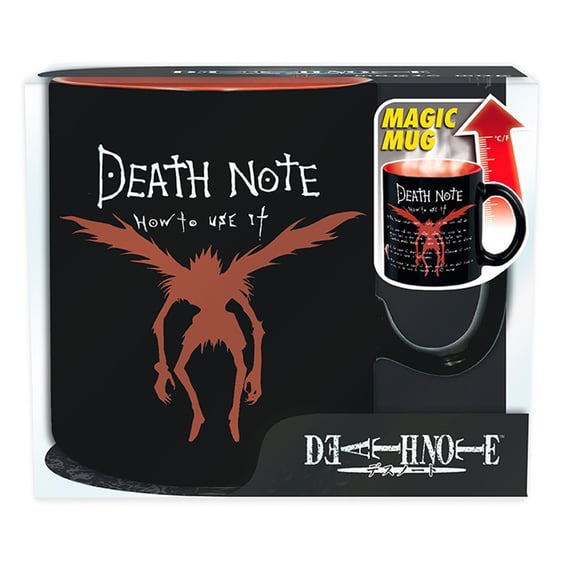 Кружка-хамелеон ABYstyle: Death Note: L, Kira and Ryuk: «How to use it», (71952) 2