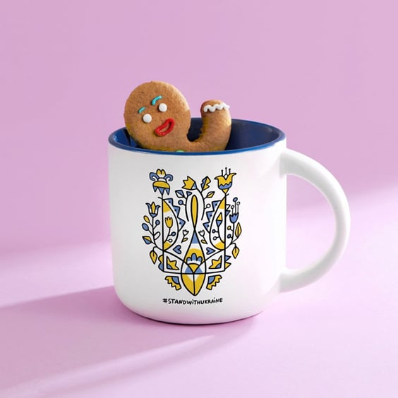 Чашка Gifty: Герб України (синя), (720024) 2