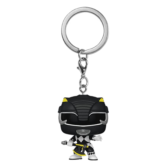 Брелок Funko Pocket POP!: Keychain: Power Rangers: 30th Anniversary: Black Ranger, (72149) 2