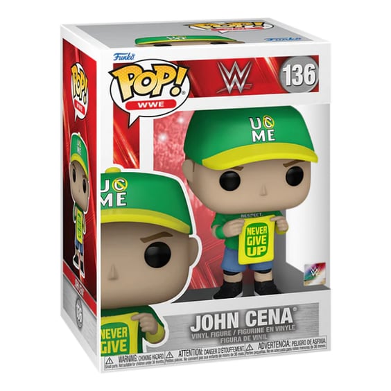 Фігурка Funko POP!: WWE: WWE: 60th Anniversary: John Cena: «‎Never Give Up», (72284) 3