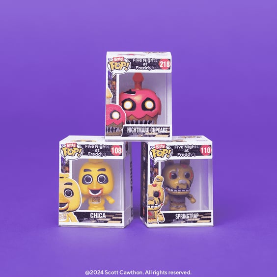 Набір фігурок Funko Bitty POP!: Five Nights at Freddy's (4-pack / 3+1 Mystery Bitties), (730457) 3