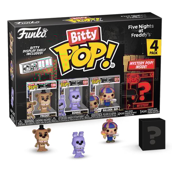 Набір фігурок Funko Bitty POP!: Five Nights at Freddy's (4-pack / 3+1 Mystery Bitties), (73046)