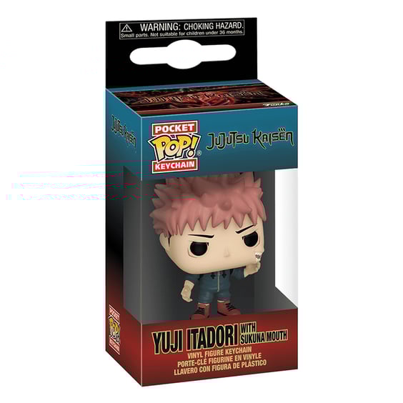 Брелок Funko Pocket POP!: Keychain: Jujutsu Kaisen: Yuji Itadori w/ Sukuna Mouth, (73785) 3