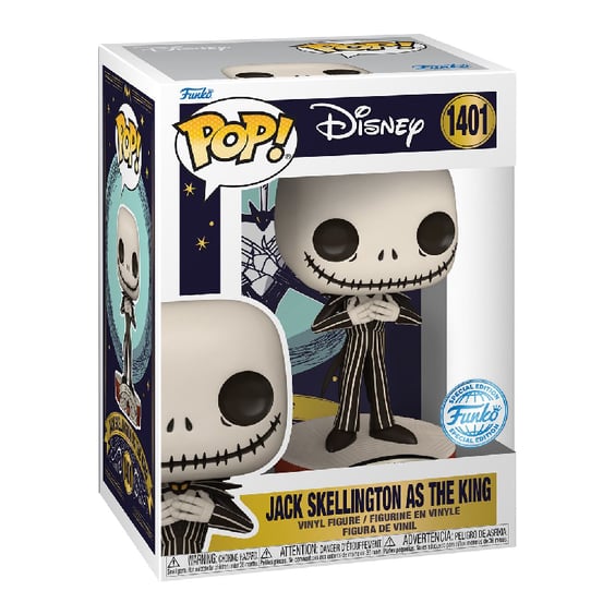Фигурка Funko POP!: Disney: The Nightmare Before Christmas: Jack Skellington As The King, (74707) 3