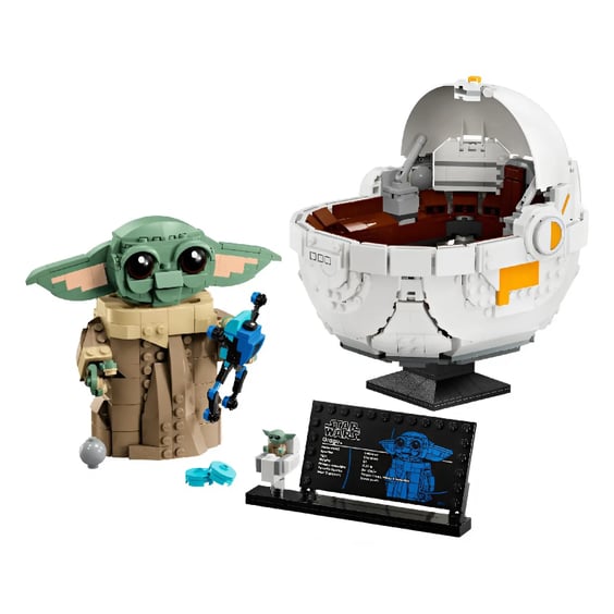Конструктор LEGO: Star Wars: The Mandalorian: Grogu w/ Hover Pram, (75403) 2