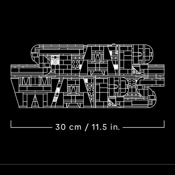 Конструктор LEGO: Star Wars: Brick-Built Logo, (75407) 4