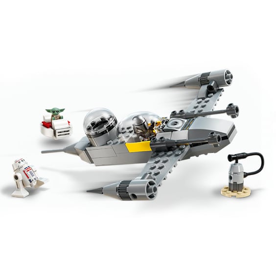 Конструктор LEGO: Star Wars: The Mandalorian: Mando and Grogu's N-1 Starfighter, (75410) 3