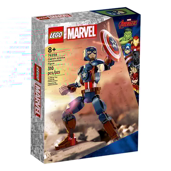 Конструктор LEGO: Marvel: Avengers: Captain America (Construction Figure), (76258) 4