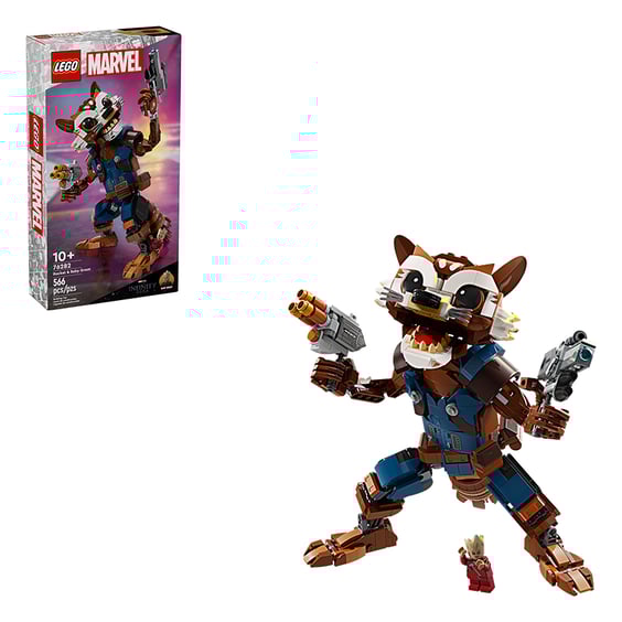 Конструктор LEGO: Marvel (Studios): The Infinity Saga: Rocket and Baby Groot, (76282)