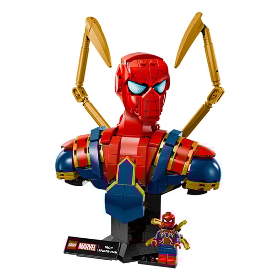 Конструктор LEGO: Marvel: The Infinity Saga: Iron Spider-Man Bust, (76326) 2