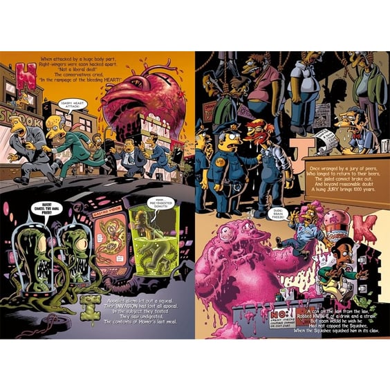 Комікс The Simpsons. Treehouse of Horror. Ominous Omnibus. Fiendish Fables of Devilish Delicacies. Volume 3, (763526) 2