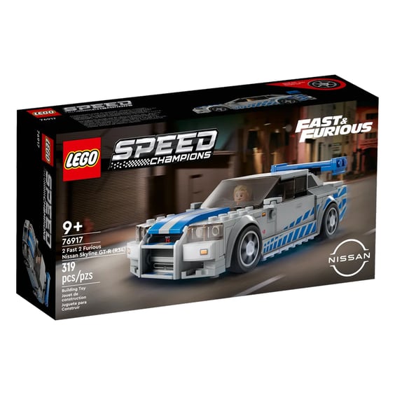 Конструктор LEGO: Speed Champions: 2 Fast 2 Furious: Nissan: Skyline GT-R (R34), (76917) 7