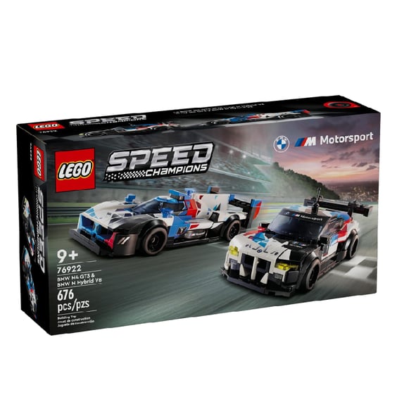 Конструктор LEGO: Speed Champions: Motorsport: BMW: BMW M4 GT3 and BMW M Hybrid V8 Race Cars, (76922) 8