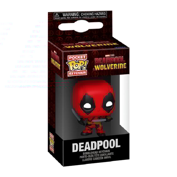 Брелок Funko Pocket POP!: Keychain: Marvel: Deadpool & Wolverine: Deadpool, (79764) 3
