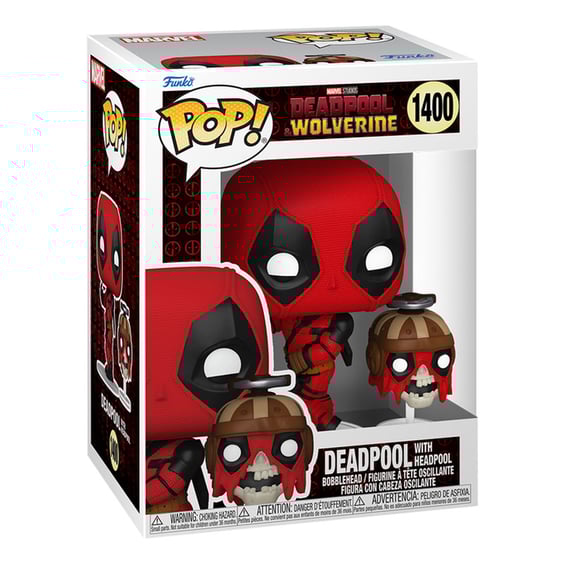 Фігурка Funko POP!: Marvel: Deadpool & Wolverine: Deadpool w/ Headpool, (79768) 3