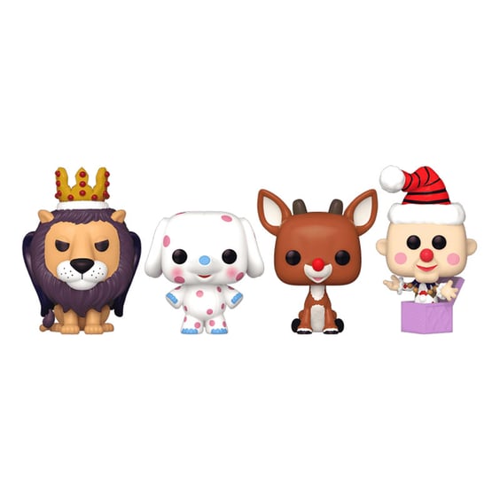 Фигурки Funko Pocket POP!: Rudolph the Red-Nosed Reindeer: 60th Anniversary (4-Pack Tree Holiday), (79943) 2